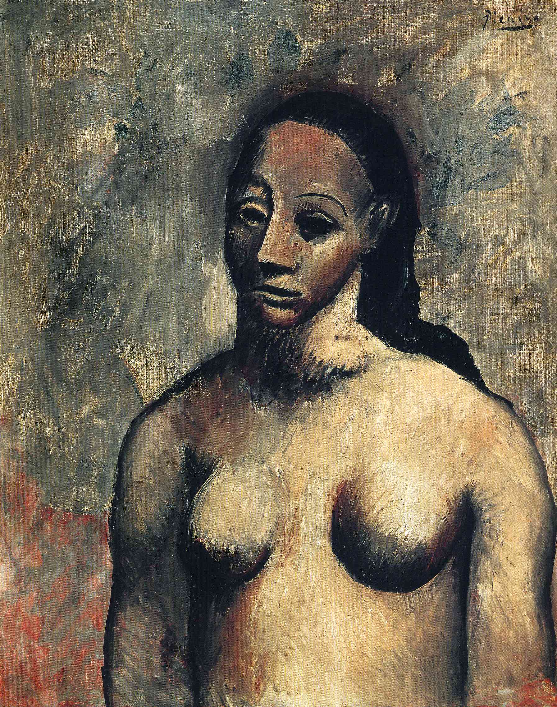 Picasso Bust of nude woman 1906
